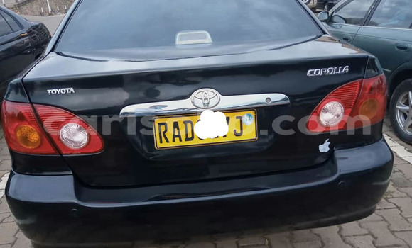 Sayi Na hannu Toyota Corolla Noir Mota in Kigali a Rwanda Sayi Na hannu Toyota Corolla Noir Mota in Kigali a Rwanda