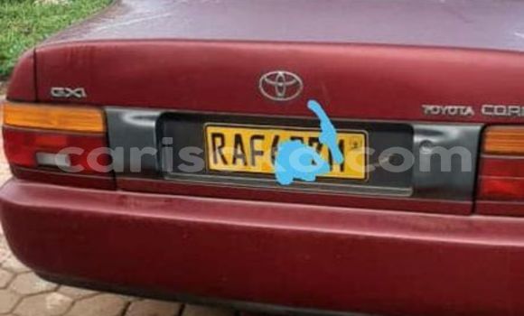 Acheter Occasion Voiture Toyota Corolla Rouge à Kigali, Rwanda Acheter Occasion Voiture Toyota Corolla Rouge à Kigali, Rwanda