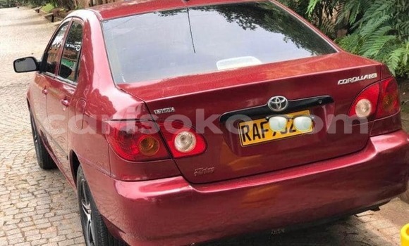 Acheter Occasion Voiture Toyota Corolla Rouge à Kigali, Rwanda Acheter Occasion Voiture Toyota Corolla Rouge à Kigali, Rwanda