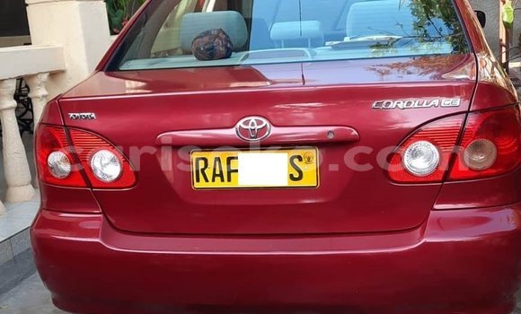 Acheter Occasion Voiture Toyota Corolla Rouge à Kigali, Rwanda Acheter Occasion Voiture Toyota Corolla Rouge à Kigali, Rwanda