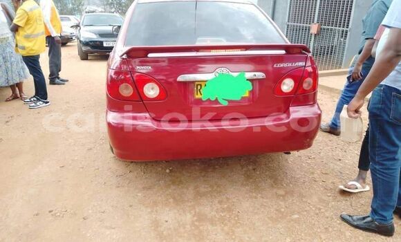 Acheter Occasion Voiture Toyota Corolla Rouge à Gasarenda, Rwanda Acheter Occasion Voiture Toyota Corolla Rouge à Gasarenda, Rwanda