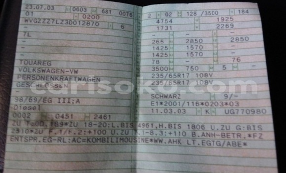 اشتري مستعمل Volkswagen Touareg Noir سيارة في Kigali في Rwanda اشتري مستعمل Volkswagen Touareg Noir سيارة في Kigali في Rwanda